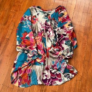 Watercolor Statement Top